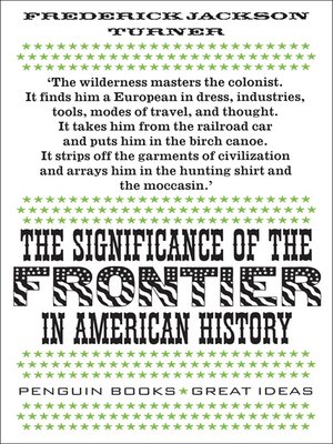 cover image of The Significance of the Frontier in American History